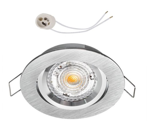 POHYBLIVÉ okrúhle stropné svietidlo pre LED 230V GU10