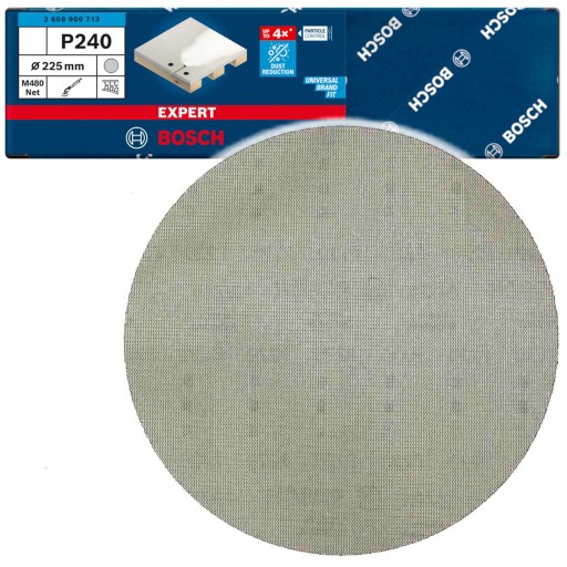 Brúsna sieťka na suchý zips 225mm GR.240 BOSCH pre žirafy