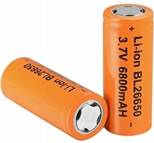 Nabíjateľná batéria Lithium Ion 26650 6800 mAh 3,7 V
