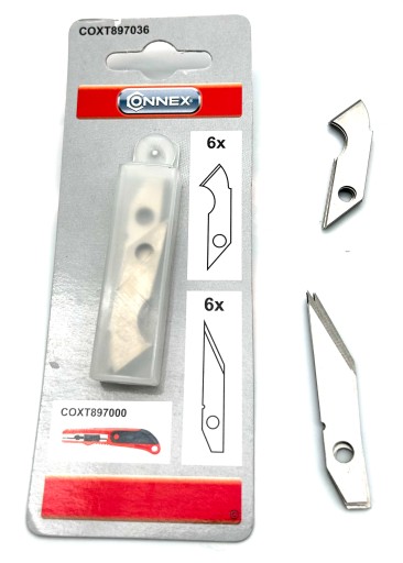 CONNEX PRESNÉ ČEPELE PRE 9 mm Nôž 12 KS