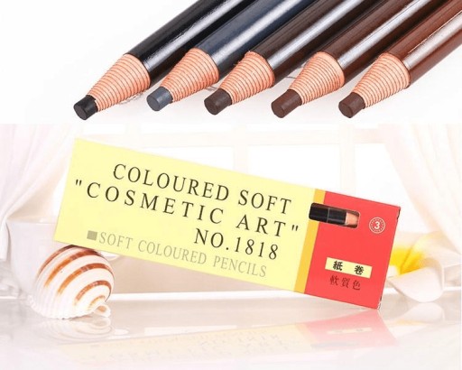Cosmetic art 1818-03 permanentná ceruzka na obočie, čierna