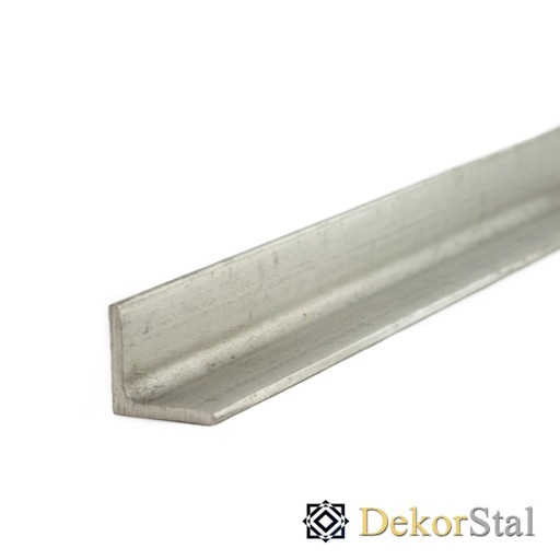 Nerezový uholník 25x25 mm. Dĺžka 0,5 m Hrúbka 3 mm INOX