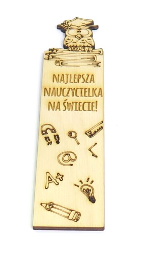 ZÁLOŽKA SOVA PRE DARČEK KU DŇU UČITEĽOV MB51