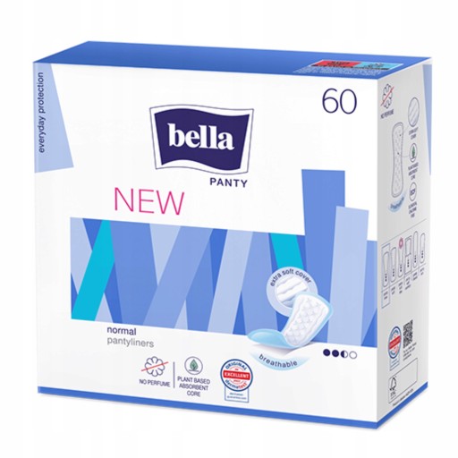BELLA Panty New hygienické vložky 60 ks