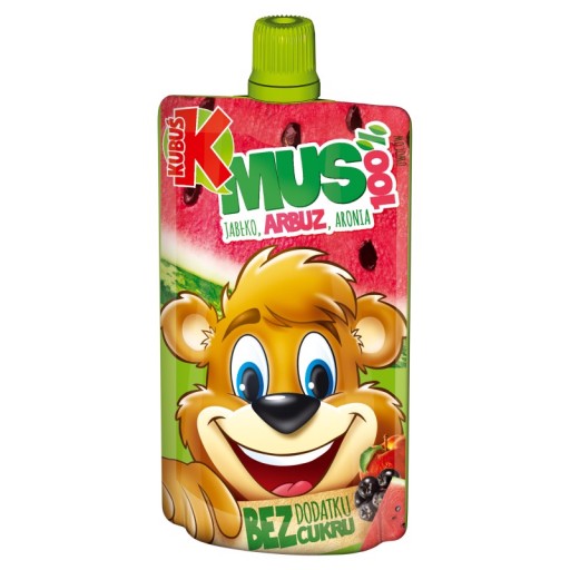 Tymbark Mousse 100% jablkový vodný melón arónia 100 g