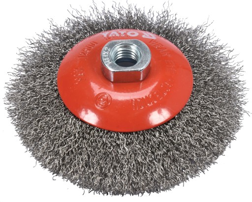 KOTÚČOVÁ KEFA 125 mm M14 ZÁVIT YATO INOX WIRE