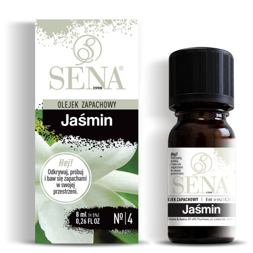 Vonný olej na tyčinky JASMINE 8ml SENA