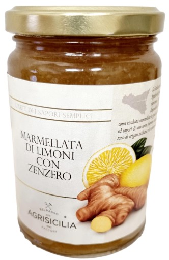 Citrónový džem Citrón so zázvorom - PRÍCHUŤ SICÍLIE 360 gr