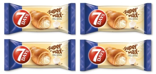 4x 110g 7DAYS Max croissant, príchuť vanilka