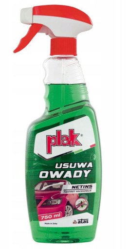 PLAK NETINS ODSTRAŇUJE HMYZ Z TELA OKNÁ 750ml