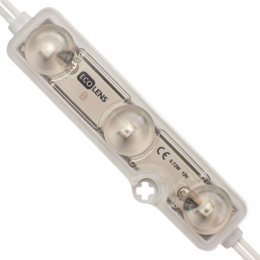 Modul 3xLED SMD 0,72W modrý 12V ECO LENS IP 68