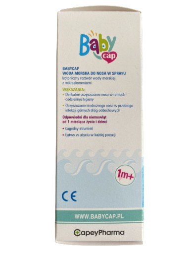 Baby Cap Spray morská voda do nosa 30 ml