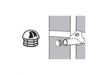 Polkruhová zástrčka Ø25