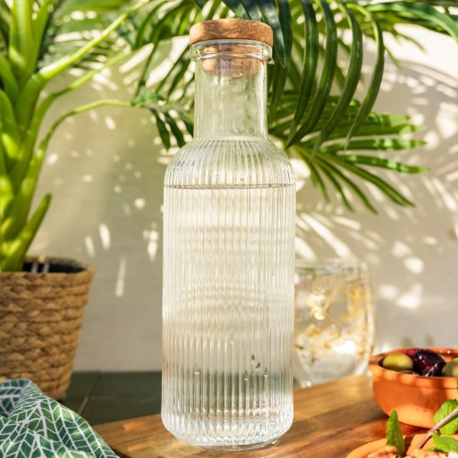 Karafa NATIA so zvlnením, 1 l HOMLA
