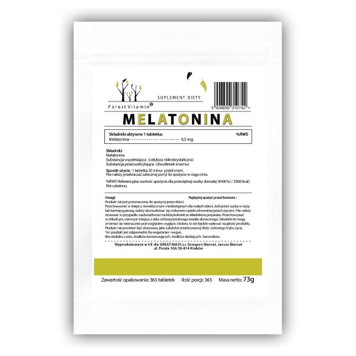 MELATONIN 365 tab SILNÝ, KLIDNÝ, ZDRAVÝ SPÁNOK
