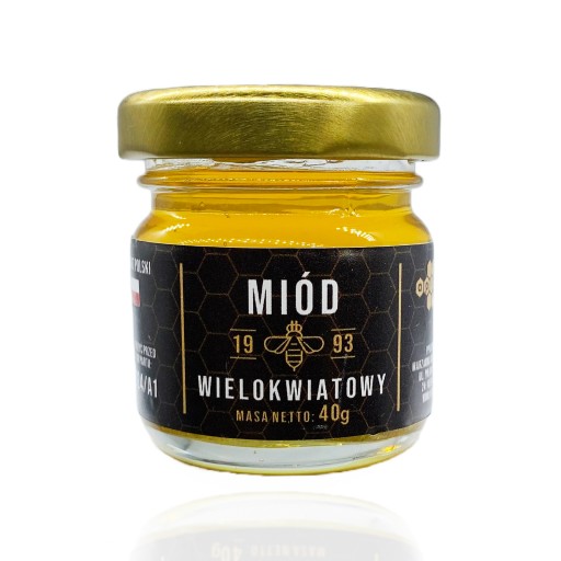 Mini VIACKVETOVÝ MED PRÍRODNÝ 40g POL