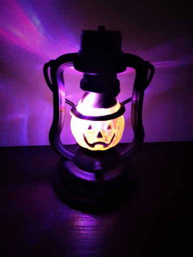LED HALLOWEEN TEKVICOVÁ LAMPA + BATÉRIE DEKORATÍVNA LAMPA DEKORATÍVNA LAMPIÓNA