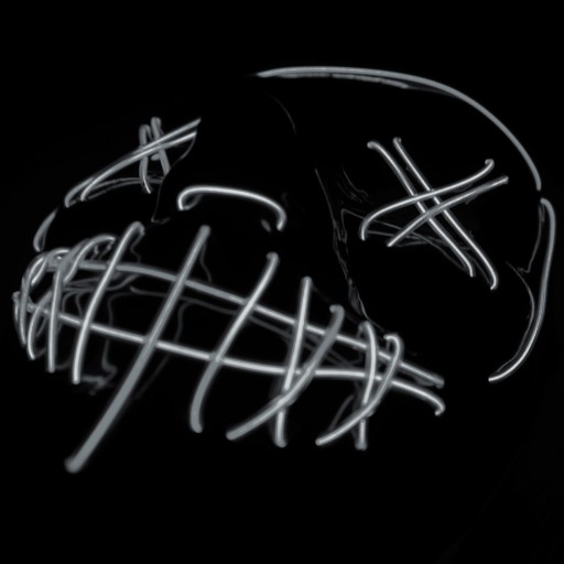LED MASKA SVIETIACA LED HALLOWEEN PURGE PARTY