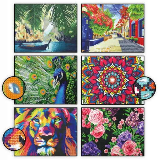 DIAMANTOVÁ VÝŠIVKA diamantový obraz KVETY 30x40