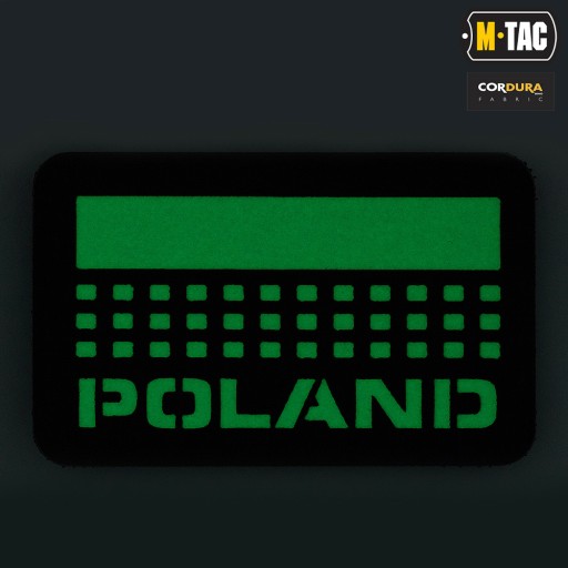 VELCRO ZÁPLATA POĽSKO LASEROVÝ REZANÝ 50x80 FLUORESCENT M-TAC ČERVENÝ