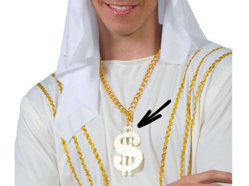 ZLATÝ NÁHRDELNÍK DO OUTFITOV, 10 cm
