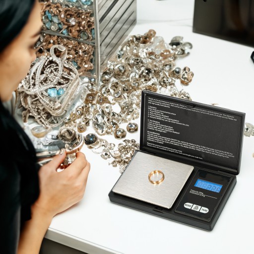 Elektronická váha na šperky LCD 200/0,01g, vrecková digitálna, presná
