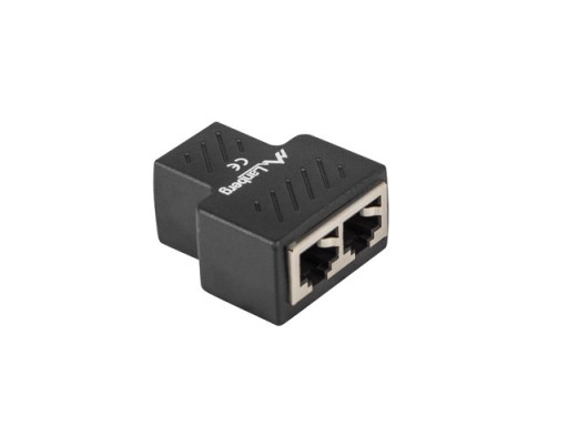 LANBERG ADS-RJ45-2RJ45-OS Sieťový konektor