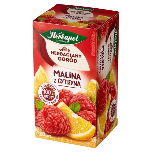Herbapol Herbaciany Ogród Malina s citrónom 20x2,7g