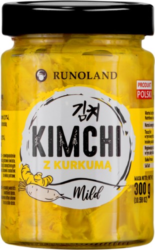 Kimchi s KURKUMIOU, mierne. Nakladaná čínska kapusta. Zelenina a super zdravá!
