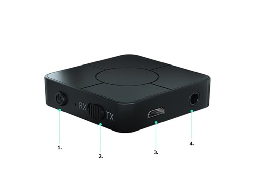 VYSIELAČ PRIJÍMAČ VYSIELAČ BLUETOOTH ADAPTÉR