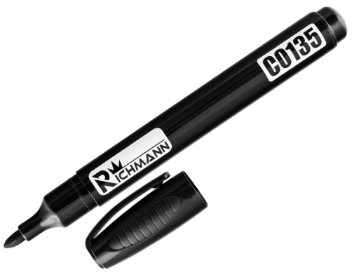 STAVEBNÝ OZNAČOVAČ 2mm HRUBÝ C0135 RICHMANN ČIERNA