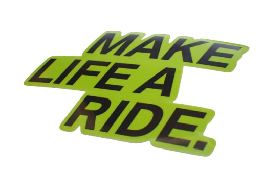 NÁLEPKA BMW MOTORRAD MAKE LIFE A RIDE 9,2 x 6,1 cm