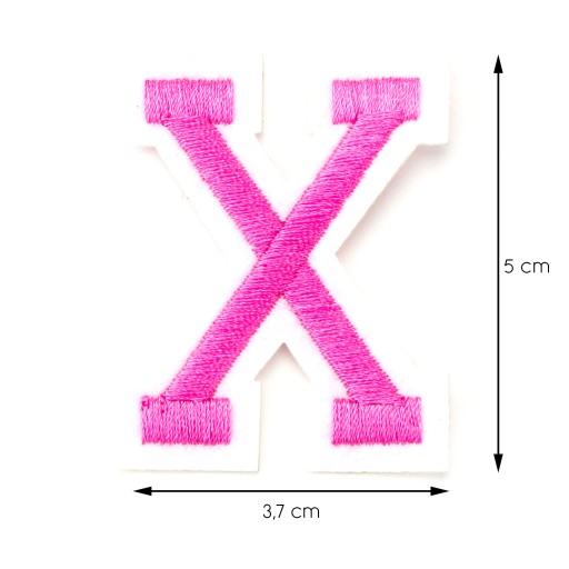 TERMO nažehľovacia nášivka LETTER X Letter Patch