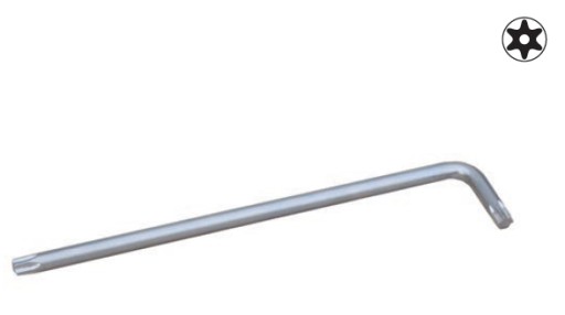 Dlhý TORX kľúč s otvorom TX27 x 145mm Jonnesway