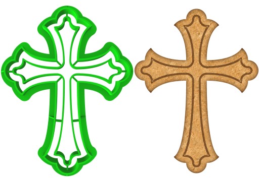 VEĽKONOČNÁ formička EASTER Vykrajovačka na perníčky Cross 8cm