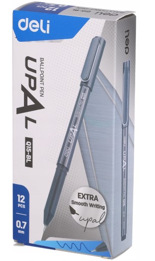 DELI guľôčkové pero 0,7 mm Upal Q15BL modré