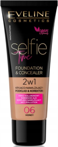 Eveline Selfie Time 06 Honey Foundation and Concealer