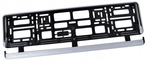 RÁMČEK ŠPZ RAM-01 STRIEBORNÝ MAKRO