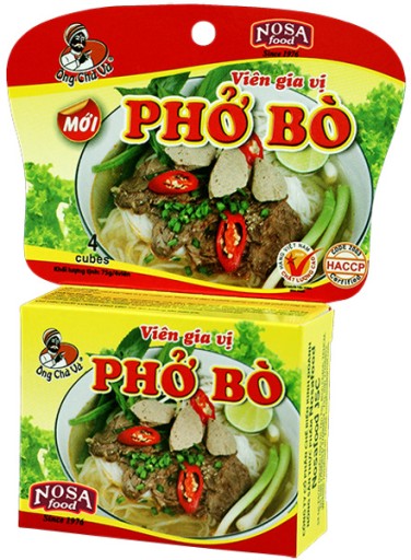 Vietnamská hovädzia polievka Pho Bujónové kocky 75G