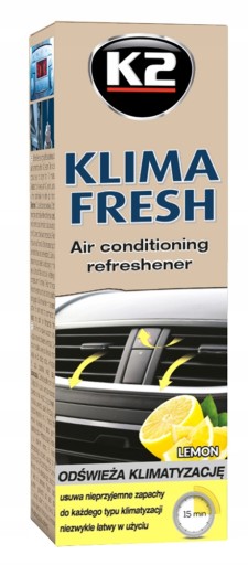 K2 KLIMA FRESH LEMON 150ml NAVY LIKVIDÁCIA NA ODSTRAŇOVANIE Pliesní