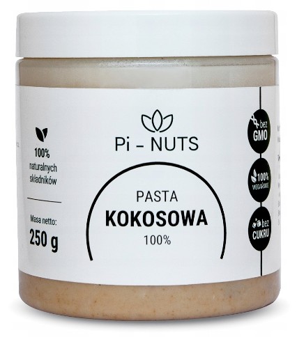 ČERSTVÁ KOKOSOVÁ PASTA 100% KOKOS 250g PI-ORECH