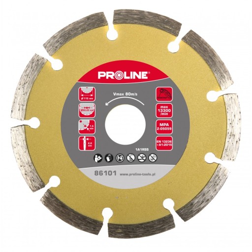 DIAMANTOVÝ DISK SEGMENT.MAT BUD125*2,2*7,5*22,23