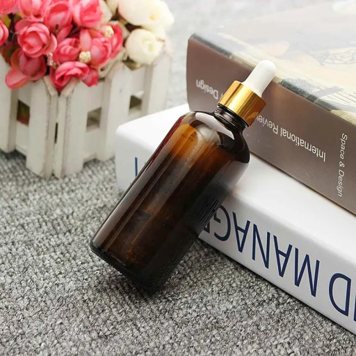 SKLENENÁ FĽAŠA pipeta s kvapkadlom 100 ml