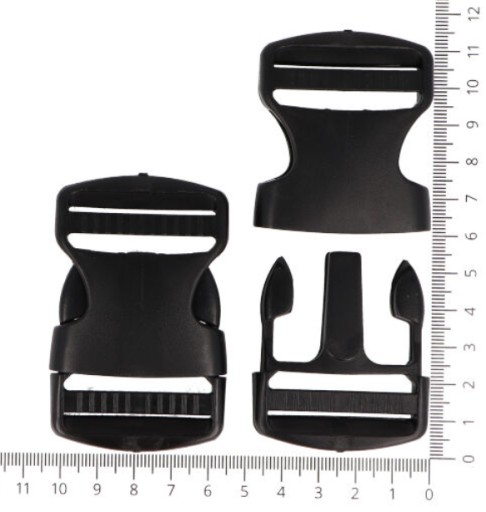 PLASTOVÁ ZÁPADKA SVORKA 4cm SVORKA OPASU 40mm PÁSKA - 5 ks