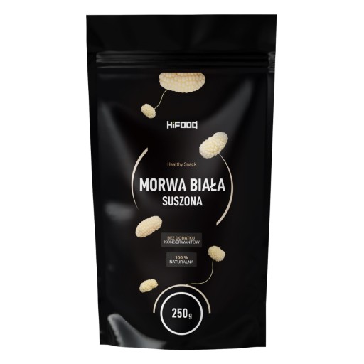 MORUŠA Sušená biela 250g HiFOOD NATURAL