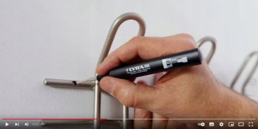 LYRA červený značkovač hlbokých dier