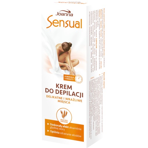 Sensual krém na depiláciu citlivých partií 100 g