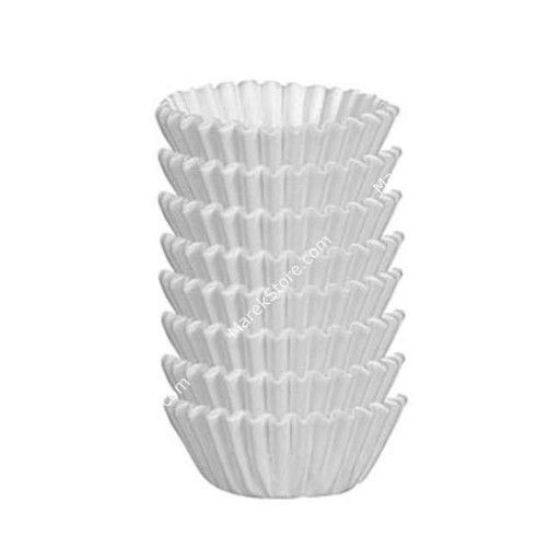 Mini biele papierové poháre - priem 4 cm, 200 ks