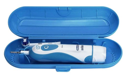 UNIVERZÁLNE CESTOVNÉ POUZDRO NA ZUBNÉ KEFKY ORAL-B, MODRÉ