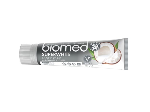 Bieliaca zubná pasta Splat Biomed SuperWhite 100g kokosový olej
